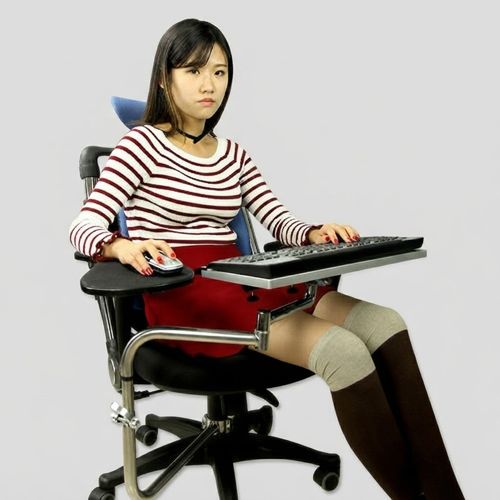 MagicHold Chair-Mounted Keyboard and Mouse Stand